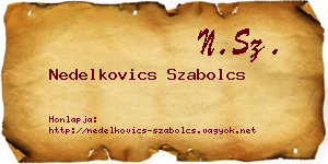 Nedelkovics Szabolcs névjegykártya